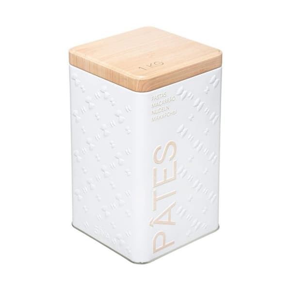 Flerbruksboks Nature Scandi Metall Hvit 500 gr