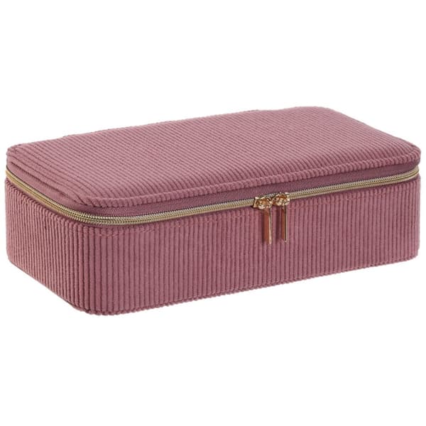 Smyckeskrin Home ESPRIT Kräm Magenta 20,5 x 10 x 6 cm (2 Delar)
