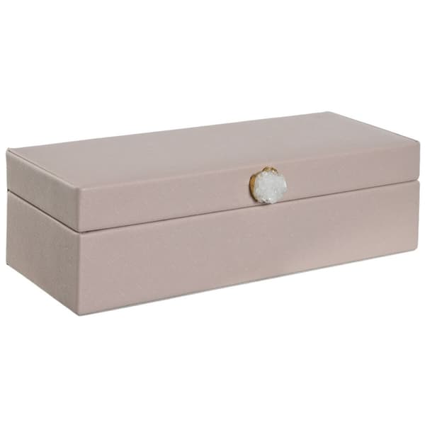 Smyckeskrin Home ESPRIT Ljusrosa 28,5 x 12,5 x 5,5 cm