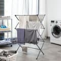 Pikkukuva 1 / 11: Taitettava ja jatkettava metallinen vaatekuivain 3 tasolla Cloxy InnovaGoods 11 Tankoa