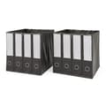Miniatyrbild 2 av 4: Vicco Folding Box, Svart (Binder Design), 30 x 30 cm Förpackning om 2