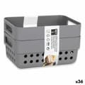 Miniatyrbild 1 av 2: Multifunktionell korg Confortime 144902 12 x 7,5 x 7 cm (2 Delar) (36 antal) (12 x 7,5 x 5 cm)