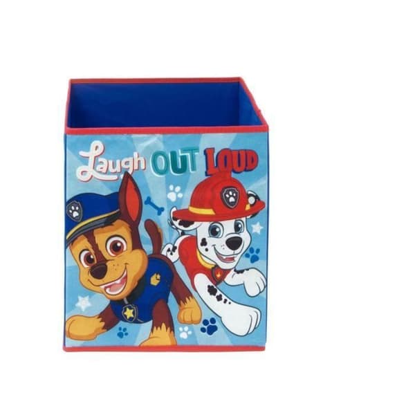 Fällbar Förvaringslåda - Paw Patrol - Kub - 31x31x31 cm - Barn - Blå