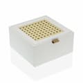 Miniatyrbillede 1 af 3: Smykkeskrin Versa Firkantet Hvid (16 x 8 x 16 cm)