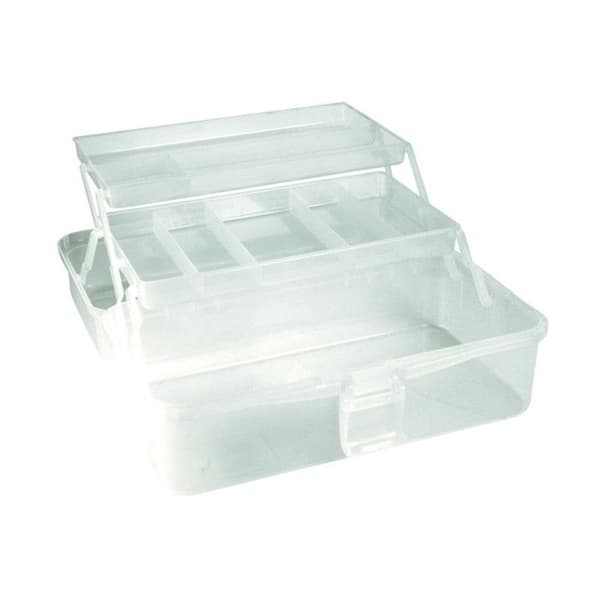Förvaringslåda - MEGACREA DIY - Infällbar - Plast - 33 x 20 x 15 cm - Vit