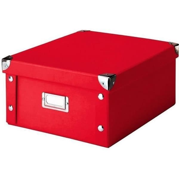 Förvaringslåda - ZELLER - Kartongmodell - 31x26x14 cm - Svart färg - Blandat