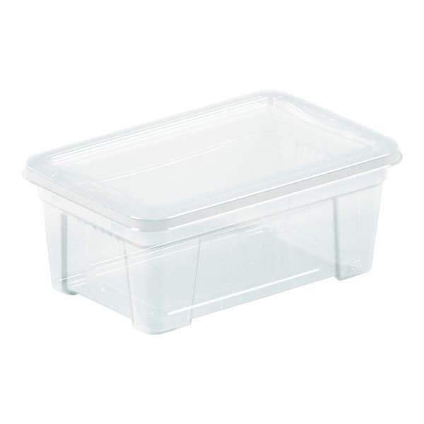 Förvaringslåda med lock Mondex Space Box Transparent polypropen 5,7 L 35,5 x 21 x 12,5 cm