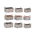 Miniatyrbild 1 av 4: Korg - set DKD Home Decor Brun Grå Orange 40 x 30 x 20 cm (3 antal)