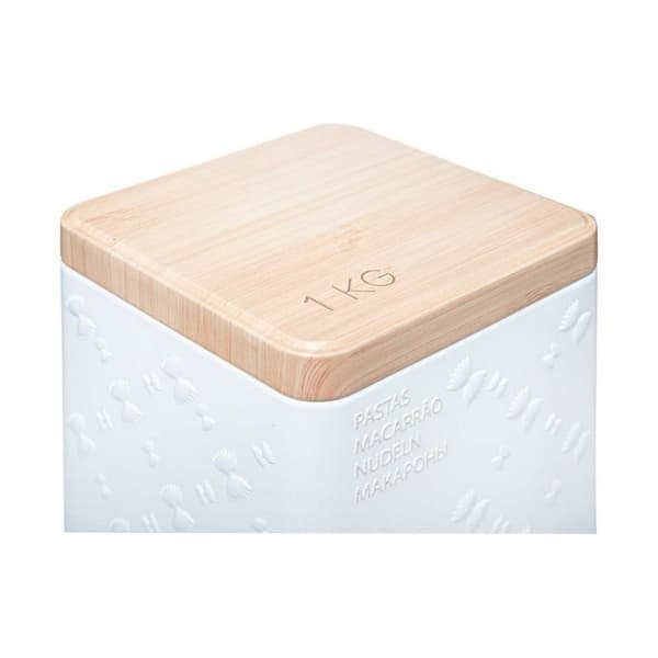 Allsidig låda Nature Scandi Metall Vit 500 gr