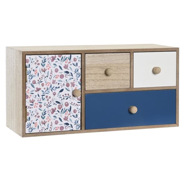 Smyckeskrin DKD Home Decor 30 x 12,5 x 15 cm Multicolour Trä MDF