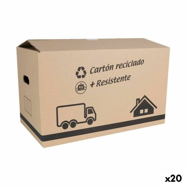 Förvaringslåda med lock Confortime Papp 50 x 29 x 30 cm (20 antal)