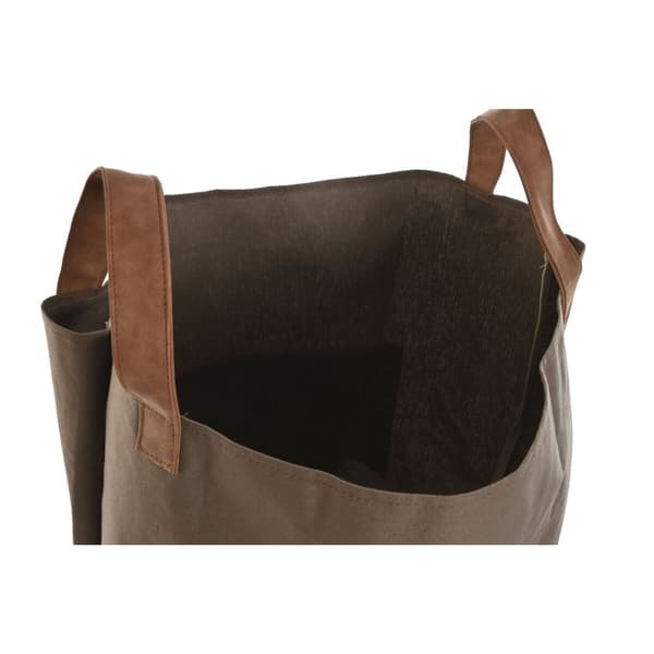 Trädgårdsavfallspåse Home ESPRIT Brun polialgodon Bomull 40 x 40 x 60 cm