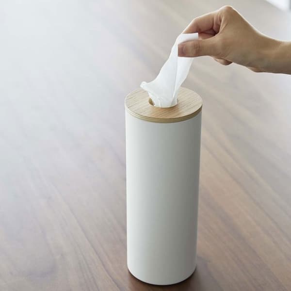 Tissue Rund Metal Tissue Box