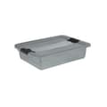 Miniatyrbild 1 av 2: Plastikbehållare med lock - KEEEPER - 28L - Transparent - PP - Mått: 170x595x395 mm