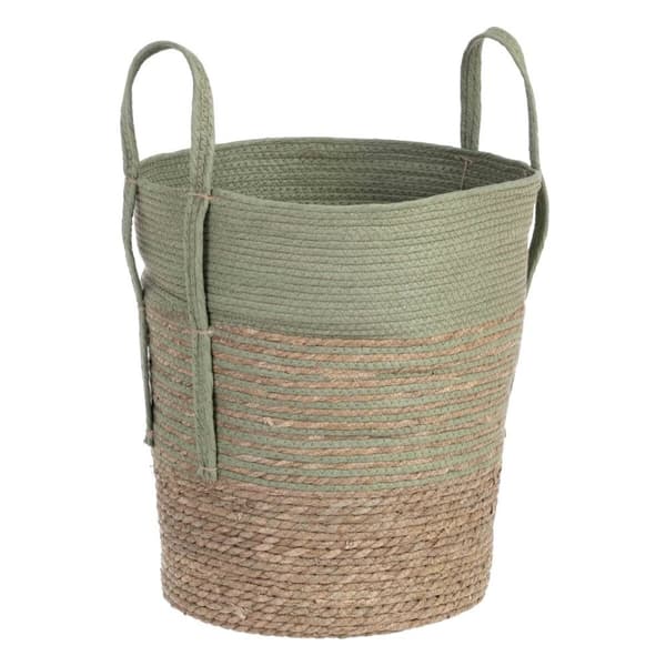 Set med kurve 42 x 42 x 48 cm Mint Naturlig fiber (3 Dele)