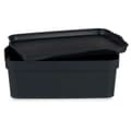 Miniatyrbillede 3 af 3: Opbevaringsboks med låg Kipit TP593-1 Antracit Plastik 6 L 21 x 11 x 32 cm (12 enheder)