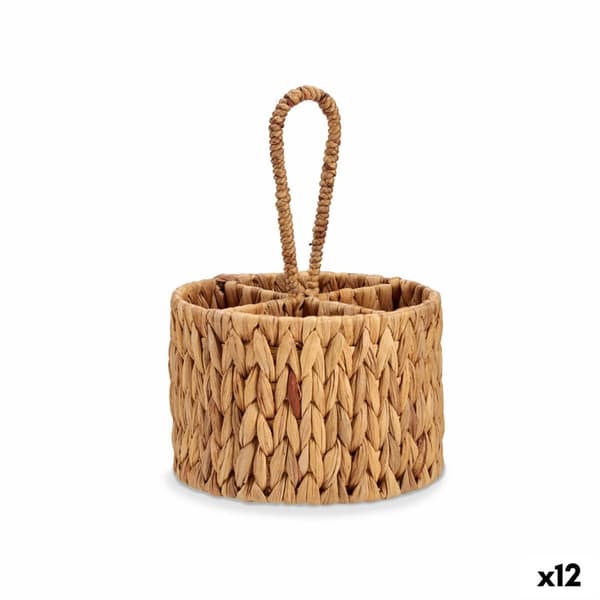 Bestikskurv Gift Decor SF27113 Brun Metal Vand-hyciant 20 x 30 x 20 cm (12 enheder)