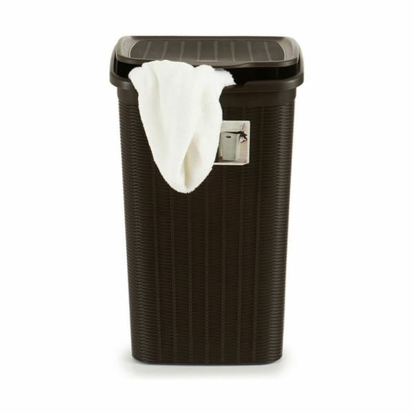 Vasketøjskurv Stefanplast Elegance Brun Plastik 50 L 36,5 x 54,5 x 38 cm (6 enheder)
