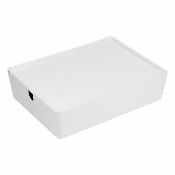 Æske som kan stables Confortime Med låg 35 x 26 x 8,5 cm (8 enheder)