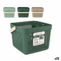 Miniatyrbillede 1 af 2: Multibrug kurv Confortime Plastik 12 L 27 x 27 x 21 cm (12 enheder)