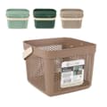 Miniatyrbillede 2 af 2: Multibrug kurv Confortime Plastik 8 L 23,5 x 23,5 x 18,5 cm (24 enheder)