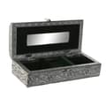 Miniatyrbillede 4 af 4: Smykkeskrin Home ESPRIT Grøn Sølvfarvet Træ Aluminium 22,5 x 10 x 6,5 cm