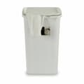 Pikkukuva 3 / 3: Pyykkikori Stefanplast Elegance Valkoinen Muovinen 50 L 36,5 x 54,5 x 38 cm (6 osaa)