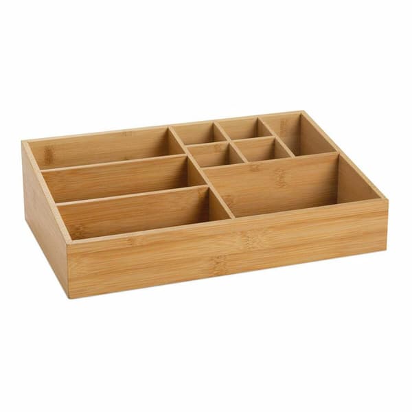 Monikäyttöinen järjestelijä Andrea House ba73010 Bambu 33 x 21 x 9 cm