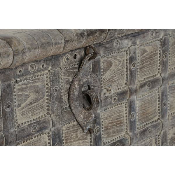 Kiste Home ESPRIT Natur Teak Enkel 118 X 66 X 87 cm