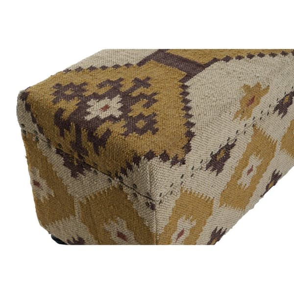 Kiste Home ESPRIT Beige Sennep Bomuld 120 x 40 x 45 cm