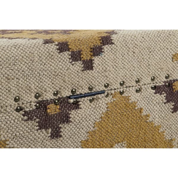 Kiste Home ESPRIT Beige Sennep Bomuld 120 x 40 x 45 cm