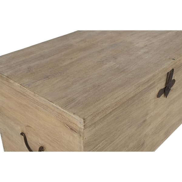 Kiste Home ESPRIT Natur Teak 136 X 70 X 76 cm