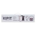 Miniatyrbild 3 av 4: Tvättkorg Kipit WR4218P Vit Svart Metall 60 x 34 x 56 cm Double (6 antal)