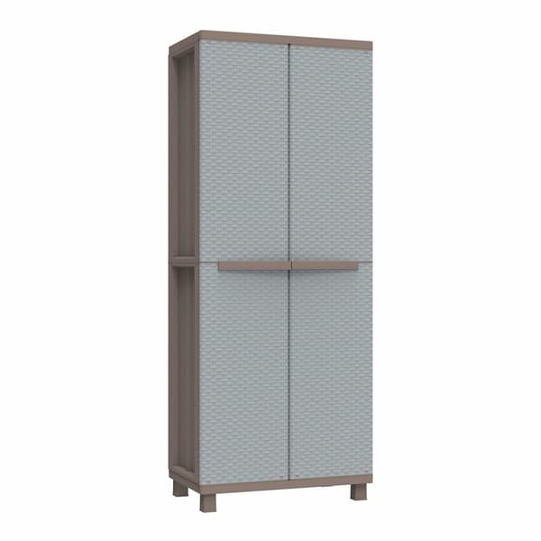 Harjakaappi Terry Jrattan 369 Harmaa 68 x 37,5 x 170 cm Muovinen 3 Hyllyt