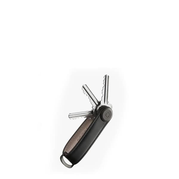 Orbitkey Black 6 BLACK Läder Key Organizer