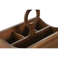 Miniatyrbillede 2 af 3: Bestikskurv Home ESPRIT Natur Akacie 21 x 14,5 x 22 cm
