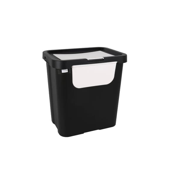 Affaldsspand til genbrug Tontarelli Moda double Hvid (6 enheder) 24 L