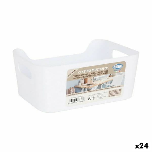 Multifunktionell korg Dem Vit 19 x 13,5 x 8 cm (24 antal)