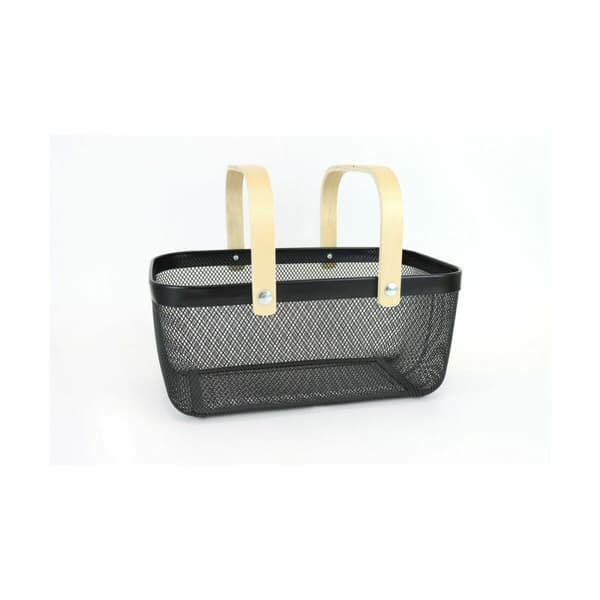 Multibrug kurv Confortime Træ Metal 40 x 28 x 18 cm (6 enheder)