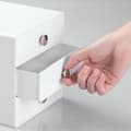 Miniatyrbild 3 av 3: Förvaringslåda - InterDesign - 3 lådor - Vit - Plast/Harts - Idealisk för badrum