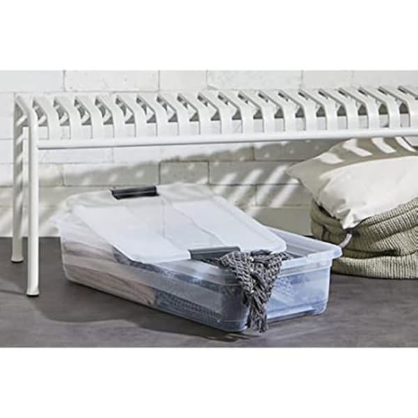 Förvaringslåda - KEEEPER - Cornelia - 79,5 x 39,5 x 17 cm - 33 l - Transparent