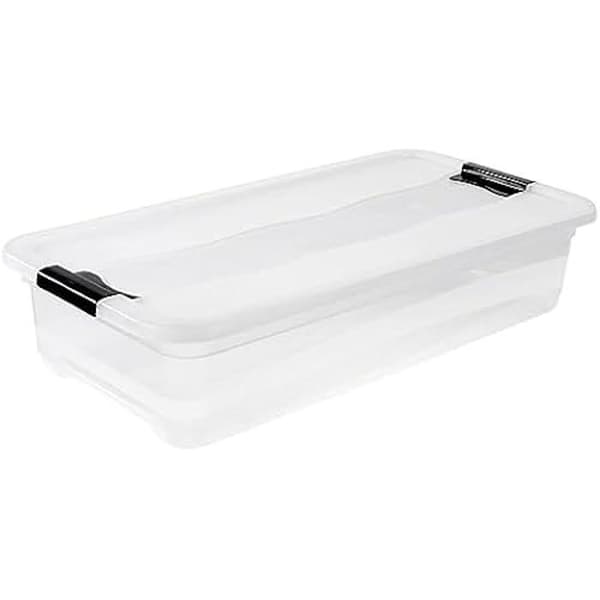 Förvaringslåda - KEEEPER - Cornelia - 79,5 x 39,5 x 17 cm - 33 l - Transparent
