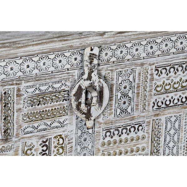 Kiste DKD Home Decor Metal Mangotræ 80 x 40 x 45 cm