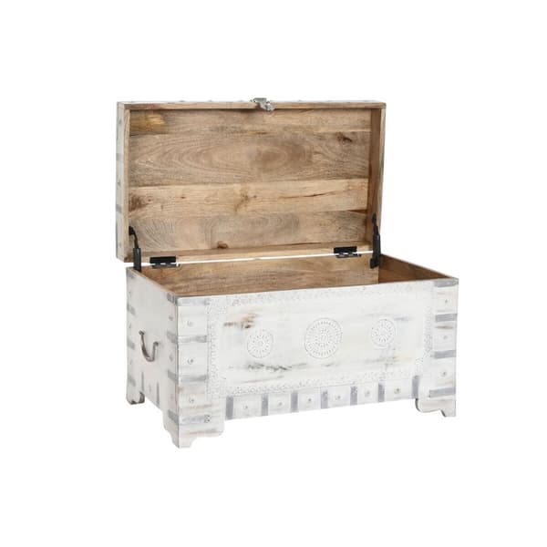 Koffert DKD Home Decor Mangoträ 78,7 x 43 x 45,7 cm