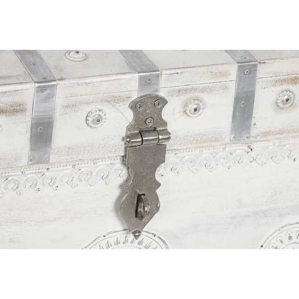 Koffert DKD Home Decor Mangoträ 78,7 x 43 x 45,7 cm