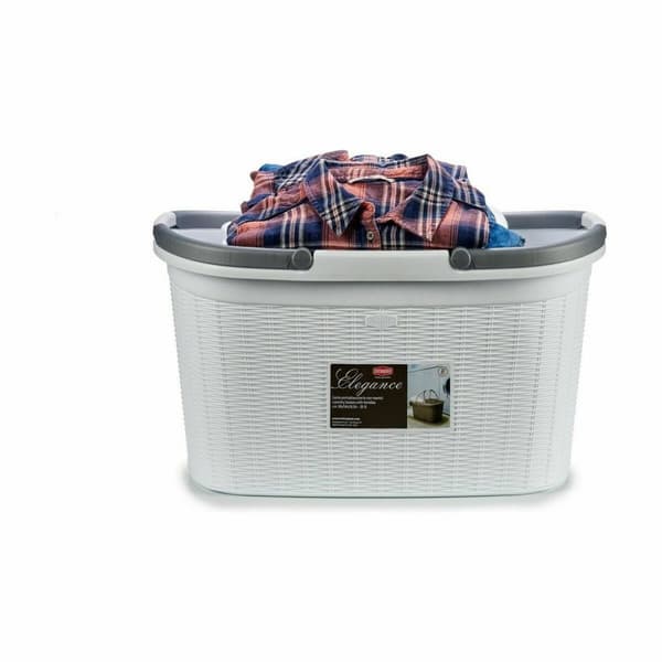 Vasketøjskurv Stefanplast Elegance Plastik 35 L 57,5 x 29 x 36,5 cm (15 enheder)