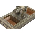 Miniatyrbilde 2 av 3: Smykkeskrin Home ESPRIT Hvit Champagne Tre Aluminium 20 x 10 x 18 cm