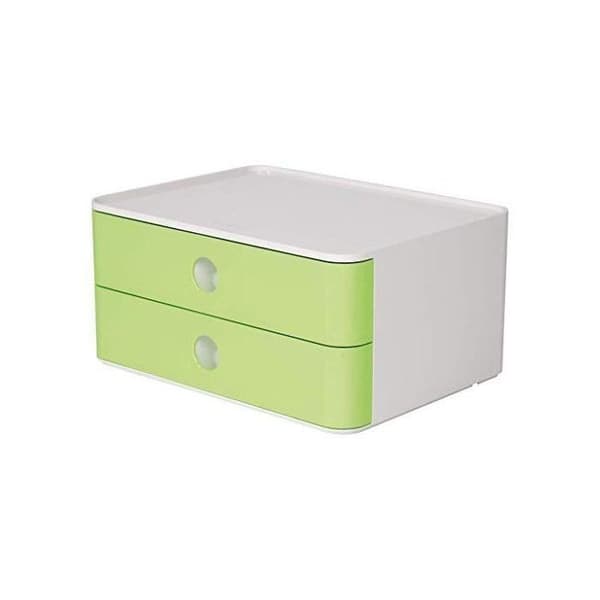 HAN 1120-80 SMART-BOX ALLISON Stapelbar förvaringslåda med 2 lådor limegrön
