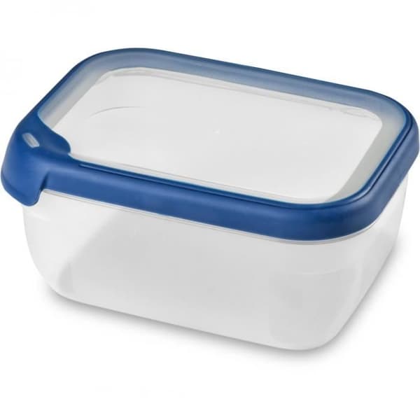 Förvaringsbehållare - CURVER - Transparent/Blå - Kapacitet 1,80 l - Mått 200x150x93 mm - Plast