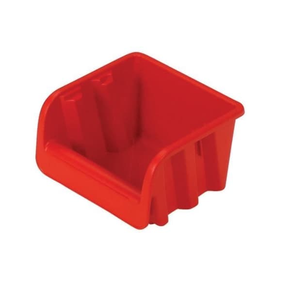 PROFI Röd plastkorg - Förvaringslåda med öppen front, 10,8x11,5x7,5 cm, EF500001